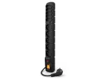 LISTWA ZASILAJĄCA ACAR S10 5M 5X 230V PL 5X EUROPLUG CZARNA