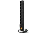 LISTWA ZASILAJĄCA ACAR S8 3M 8X 230V PL CZARNA