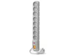 LISTWA ZASILAJĄCA ACAR S8 5M 8X 230V PL SZARA