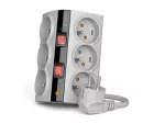 LISTWA ZASILAJĄCA ACAR SMART 1.5M 6X 230V PL SZARA