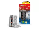 LISTWA ZASILAJĄCA ACAR SMART 1.5M 6X 230V PL SZARA