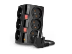 LISTWA ZASILAJĄCA ACAR SMART 3M 6X 230V PL CZARNA