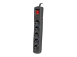 LISTWA ZASILAJĄCA ARMAC ARC5 1.5M 5X 230V PL CZARNA