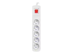 LISTWA ZASILAJĄCA ARMAC ARC5 3M 5X 230V PL SZARA