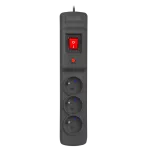 LISTWA ZASILAJĄCA ARMAC MULTI M3 5M 3X 230V PL CZARNA