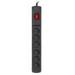 LISTWA ZASILAJĄCA ARMAC MULTI M6 5M 6X 230V PL CZARNA