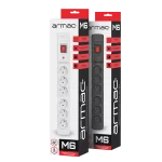 LISTWA ZASILAJĄCA ARMAC MULTI M6 5M 6X 230V PL CZARNA