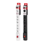 LISTWA ZASILAJĄCA ARMAC MULTI M9 3M 9X 230V PL CZARNA