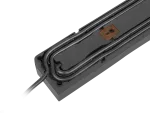 LISTWA ZASILAJĄCA ARMAC Z5 1.5M 5X 230V PL 10A ORGANIZER KABLA CZARNA