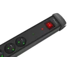 LISTWA ZASILAJĄCA LANBERG SP1 5M 5X 230V PL CZARNA