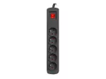 LISTWA ZASILAJĄCA NATEC BERCY 400 1.5M 5X 230V PL CZARNA