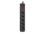 LISTWA ZASILAJĄCA NATEC BERCY 400 1.5M 5X 230V PL CZARNA