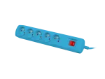 LISTWA ZASILAJĄCA NATEC BERCY 400 1.5M 5X 230V PL NIEBIESKA
