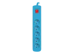 LISTWA ZASILAJĄCA NATEC BERCY 400 1.5M 5X 230V PL NIEBIESKA