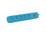 LISTWA ZASILAJĄCA NATEC BERCY 400 1.5M 5X 230V PL NIEBIESKA