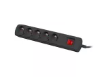 LISTWA ZASILAJĄCA NATEC BERCY 400 3M 5X 230V PL CZARNA