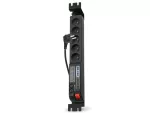 LISTWA ZASILAJĄCA RACK 19" ACAR 504WF 3M 5X 230V PL CZARNA