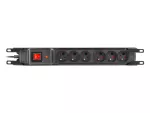 LISTWA ZASILAJĄCA RACK 19" ARMAC M6 3M 6X 230V IEC CZARNA