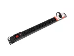 LISTWA ZASILAJĄCA RACK 19" ARMAC MULTI M12 5M 12X 230V PL MONTAŻ PIONOWY CZARNA