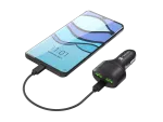 ŁADOWARKA SAMOCHODOWA NATEC CONEY 2X USB 1X USB-C QUICK CHARGE 84W CZARNA