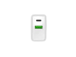 ŁADOWARKA SIECIOWA NATEC RIBERA 1X USB-A + 1X USB-C 20W BIAŁA