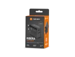 ŁADOWARKA SIECIOWA NATEC RIBERA 1X USB-A + 1X USB-C 20W CZARNA