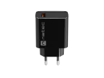 ŁADOWARKA SIECIOWA NATEC RIBERA 1X USB-A 18W CZARNA