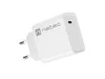 ŁADOWARKA SIECIOWA NATEC RIBERA 1X USB-C 20W BIAŁA