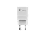 ŁADOWARKA SIECIOWA NATEC RIBERA GAN 1X USB-A + 1X USB-C 30W BIAŁA