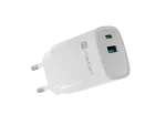 ŁADOWARKA SIECIOWA NATEC RIBERA GAN 1X USB-A + 1X USB-C 30W BIAŁA