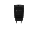 ŁADOWARKA SIECIOWA NATEC RIBERA GAN 1X USB-A + 1X USB-C 30W CZARNA