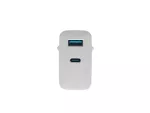 ŁADOWARKA SIECIOWA NATEC RIBERA GAN 1X USB-A + 1X USB-C 45W BIAŁA