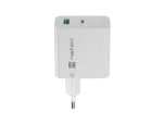ŁADOWARKA SIECIOWA NATEC RIBERA GAN 1X USB-A + 1X USB-C 45W BIAŁA