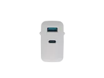ŁADOWARKA SIECIOWA NATEC RIBERA GAN 1X USB-A + 1X USB-C 65W BIAŁA