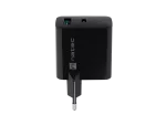 ŁADOWARKA SIECIOWA NATEC RIBERA GAN 1X USB-A + 1X USB-C 65W CZARNA