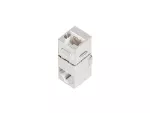 ŁĄCZNIK KEYSTONE GNIAZDO RJ45->RJ45 KAT.6 FTP 90 ZŁĄCZKA SIECIOWA LANBERG