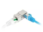 ŁĄCZNIK KEYSTONE GNIAZDO RJ45->RJ45 KAT.6 FTP 90 ZŁĄCZKA SIECIOWA LANBERG