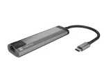 MULTIPORT ADAPTER NATEC FOWLER GO USB-C 5W1 HUB ->USB 3.0 2X, HDMI 4K, USB-C PD, RJ45