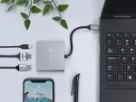 MULTIPORT ADAPTER NATEC FOWLER MINI USB-C 3W1 HUB -> USB 3.0, HDMI 4K, USB-C PD