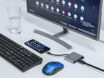 MULTIPORT ADAPTER NATEC FOWLER MINI USB-C 3W1 HUB -> USB 3.0, HDMI 4K, USB-C PD
