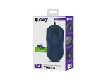 MYSZ DLA GRACZY FURY TANTO T4 12000DPI RGB GRANATOWA GAMINGOWA PROGRAMOWALNA