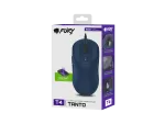 MYSZ DLA GRACZY FURY TANTO T4 12000DPI RGB GRANATOWA GAMINGOWA PROGRAMOWALNA