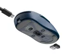 MYSZ DLA GRACZY FURY TANTO T4 WIRELESS BEZPRZEWODOWA 12000DPI GRANATOWA GAMINGOWA
