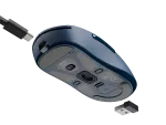 MYSZ DLA GRACZY FURY TANTO T4 WIRELESS BEZPRZEWODOWA 12000DPI GRANATOWA GAMINGOWA