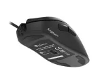 MYSZ DLA GRACZY GENESIS KRYPTON 200 6400DPI CZARNA Z CICHYM KLIKIEM OPROGRAMOWANIE GAMINGOWA
