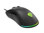 MYSZ DLA GRACZY GENESIS KRYPTON 200 6400DPI CZARNA Z CICHYM KLIKIEM OPROGRAMOWANIE GAMINGOWA