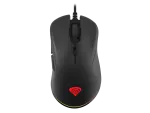 MYSZ DLA GRACZY GENESIS KRYPTON 200 6400DPI CZARNA Z CICHYM KLIKIEM OPROGRAMOWANIE GAMINGOWA