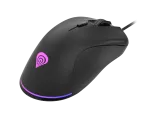 MYSZ DLA GRACZY GENESIS KRYPTON 200 6400DPI CZARNA Z CICHYM KLIKIEM OPROGRAMOWANIE GAMINGOWA