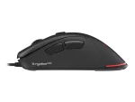 MYSZ DLA GRACZY GENESIS KRYPTON 200 6400DPI CZARNA Z CICHYM KLIKIEM OPROGRAMOWANIE GAMINGOWA