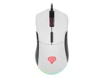 MYSZ DLA GRACZY GENESIS KRYPTON 290 6400DPI RGB BIAŁA GAMINGOWA PROGRAMOWALNA